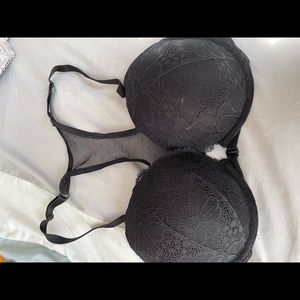 Black racer back VS bra